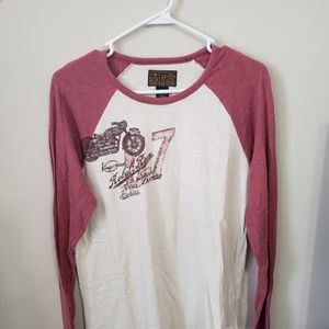 Lucky brand long sleeve graphic tee